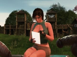 Learning Tribal Ways with Lara Croft ( Simulator CG )