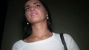 Loren Urages In Beautiful Slim Brunette Accepts Cash For Sex Deal