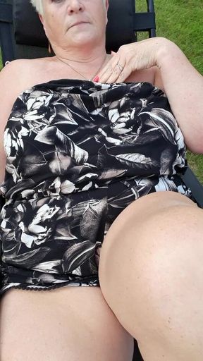 Sun lounger play in the sunshine