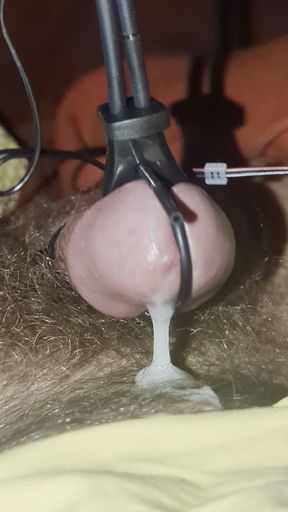 Estim cumshot