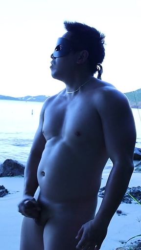 Morning Waves & Muscle Craves: Oceanfront Strip Tease