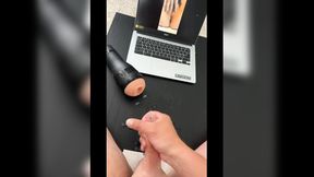 Stranger masturbating to my videos????