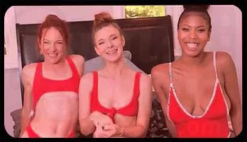 Bikini Besties Ride Big Cock in Sexy Cowgirl Style