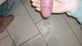 Stepmom films how she milks me the cream. Two handjob videos in one.