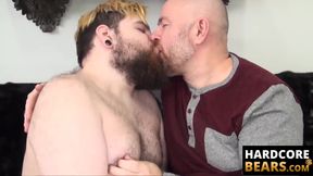 HardcoreBears.com - Grand daddy bear Guy English hammering relentlessly at Claudio Wh