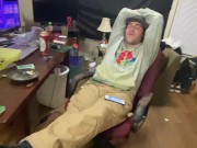 Gay footboy tease part 1
