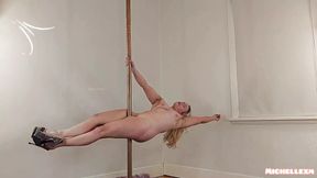 Nude pole dance embarrassment