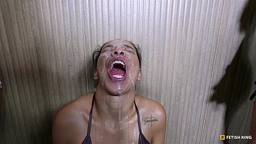 Spitting Swallow Gang Girls - Liters Of Finest Luxus Spit
