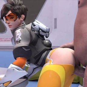 Tracer Taking A Fat Guys Hard Dick