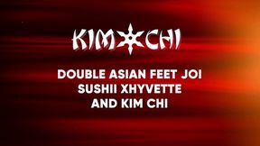 Double Asian Feet JOI with Sushii Xhyvette and KimChi