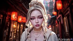 this modest chinese girl turned into a dirty horny bitch when my cock went into her balls deep [ai]