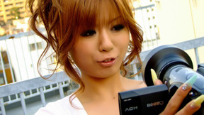 Charming Japanese Chick Wears A Vibrator In Her Shorts
