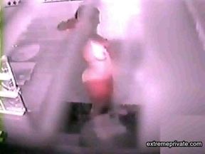 My super hot stepmother spied in the shower