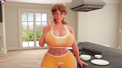 Wet titjob gameplay splashes stickiest cum on mansion days pc