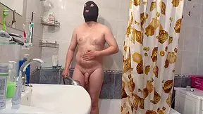 I Take A Hot Shower After A Hard Day. I Wash My Legs Humpback And Round Ass