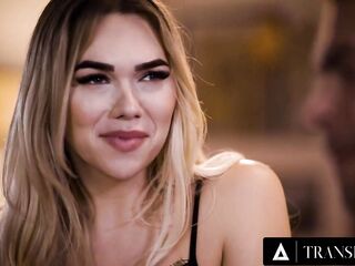 TRANSFIXED - Trans Stepdaughter Knows Her Stepdad Desperately Desires Her Schlong