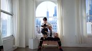 Dominatrix Mara's Human Furniture Objectification Shibari Rope Tie featuring June Love
