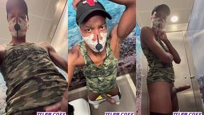 malaga jerk off locker room airport️