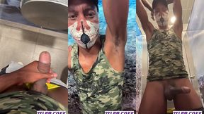 malaga jerk off locker room airport️