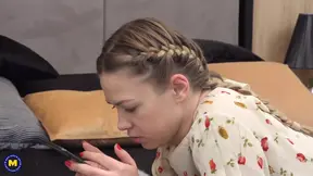 Step Mom and daughter having taboo sex while daddy away