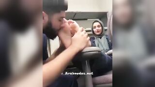 Hot Arab feet licking hijab girls