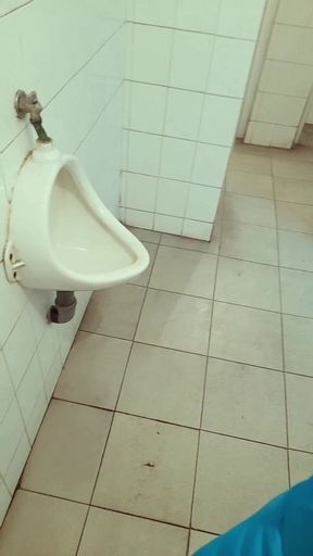 Dirty Public Toilet Pee 60fps