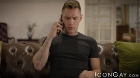 Tatted Zak Bishop lets his stepdaddy Lance Charger own his little ass