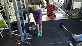 almost caught in gym during squirting