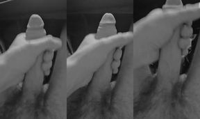 Friend caught me playing with my massive cock