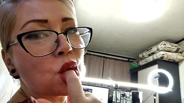 Aimee Hot MILF - Funny pussy games with beloved husband .!. ))