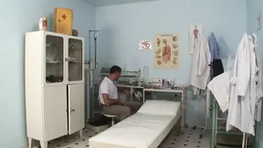 German sex clinic therapy session with amateur girl
