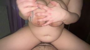 Intense Cowgirl Riding to Messy Orgasm &amp; Creampie Cum Explosion