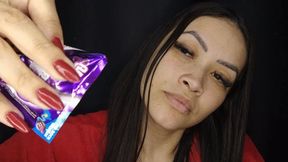 SEE MY BIGGEST TONGUE WITH LOLLIPOP PART 1 BY KIARA FULL HD