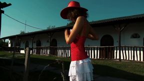 Farm Girl Nora Swan Gets Her Tight Ass Slammed Outdoors