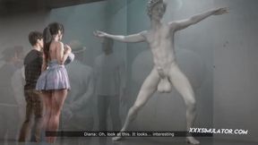 Super Hot GF Seduce BBC in XXX Museum