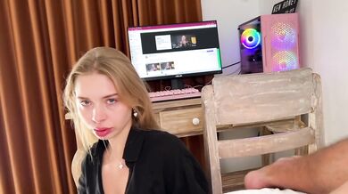 Fed my stepsister with cum. 2 episode