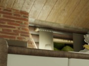 Dawn Heart anthro horse muscle growth animation