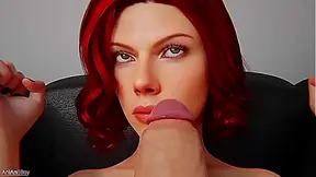 Black Widows Siren Call Ignites Steamy Hentai Tryst