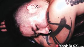 ”Yoshi Kawasaki powerful sex drive is just out of control so he fucks himself wit”