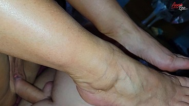 Worship of the stepmother's feet