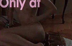 Glamorous Monica Sweet with slim body masturbates with glass vibrator