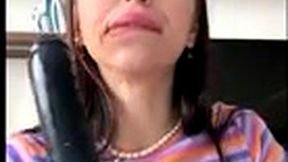 Latina Teen Juicy Julia Dances and Flashes Her Ass Hole