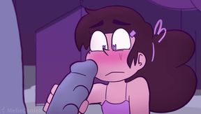 The Cum Princess - Crossdresser Marco Diaz gets anal banged by futanari monsters