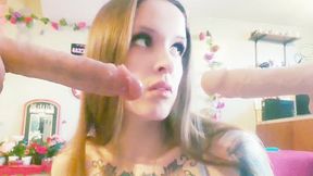 2 Cocks 1 Skank
