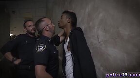 Police twink pron and free download gay cops 3gp suspect on the run,