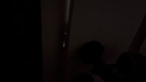 Role Play Spying in the bathroom