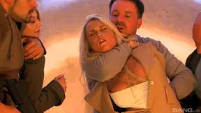 Niky Gold Moans Loudly While Fucked by Two Handsome Guys Simultaneously