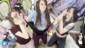 ziva fey - wedgie game with mewchii fey and larzstord