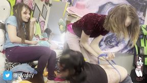 ziva fey - wedgie game with mewchii fey and larzstord