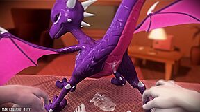 Cynder Gets A Human Creampie